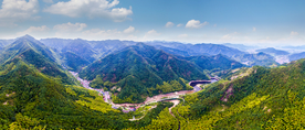 水库全景