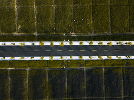 道路航拍