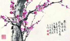 点点梅花报早春