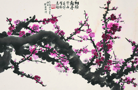 红梅报春