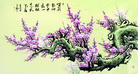 万花敢向雪中出