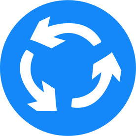 靠右环行图标