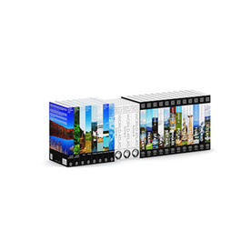 C4D模型一排书籍名著