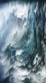 抽象液体流体高清画芯