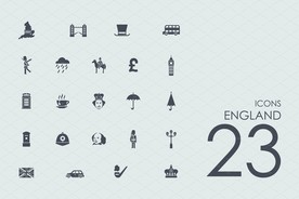 23个英格兰图标