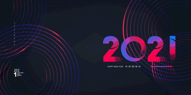 新年盛年海报插画春节喜庆背景图
