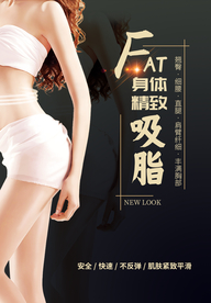 身体吸脂海报