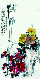 秋菊图