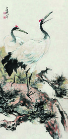 松鹤双寿
