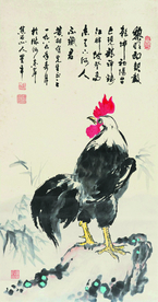 雄鸡唱白