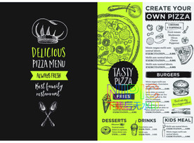 菜谱eps矢量格式