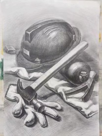 素描静物组合