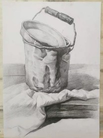 素描水桶