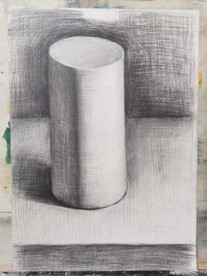 素描圆柱体
