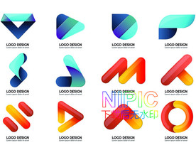 炫彩标志eps矢量图