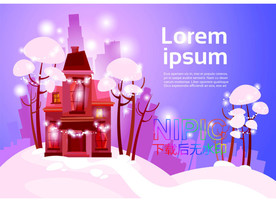 圣诞快乐eps模板下载