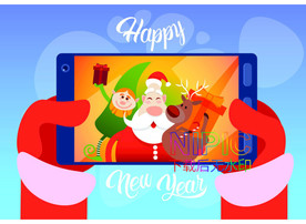 圣诞老人eps矢量图