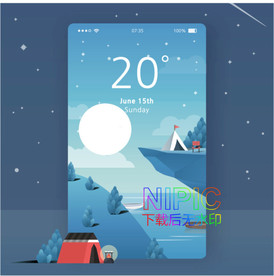 冬天ai矢量格式