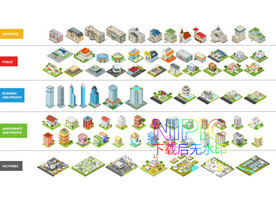 2.5d建筑ai素材文件