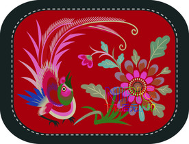 绣花图案eps图片