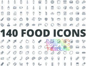 黑白小图标eps背景