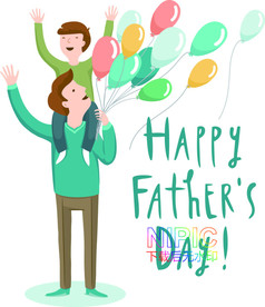 父亲节eps模板下载