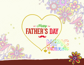 父亲节eps矢量图