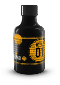 黑色瓶子标贴 样机