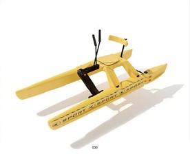3dmaxC4D模型游艇