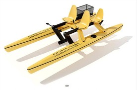 3dmaxC4D模型游艇