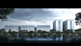 厂房工业园区园区效果图