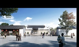 中式庭院门头效果图