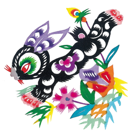 兔子剪纸