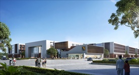 厂房工业园区园区大门入口