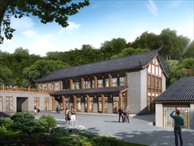 乡村改造商业街建设景观效果图
