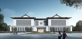 图书馆厂房效果图