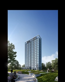 绿城别墅洋房园林大门入口