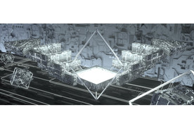 C4D模型科技电子场景芯片