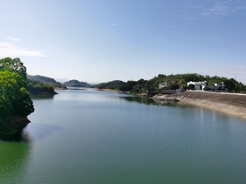 益塘水库 湖景