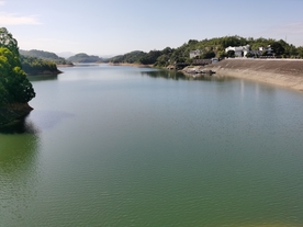益塘水库  湖景