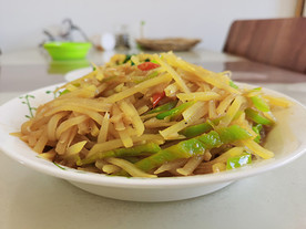 青椒炒土豆丝