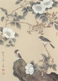 陈之佛国画 初夏之晨