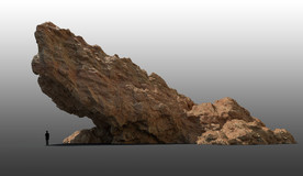 C4D模型岩石假山石头景观石