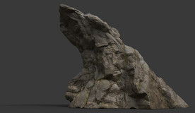 C4D模型岩石假山石头景观石