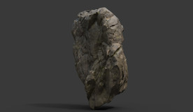 C4D模型岩石假山石头景观石