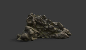 C4D模型岩石假山石头景观石