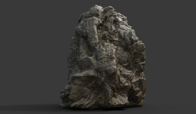 C4D模型岩石假山石头景观石