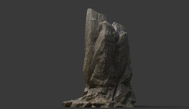 C4D模型岩石假山石头景观石