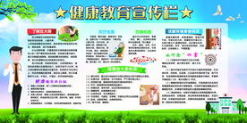 健康教育知识宣传活动海报素材