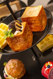 美味吐司摄影图